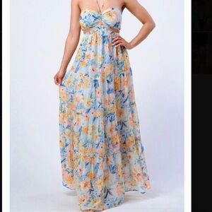 Maxi brand new floral dress